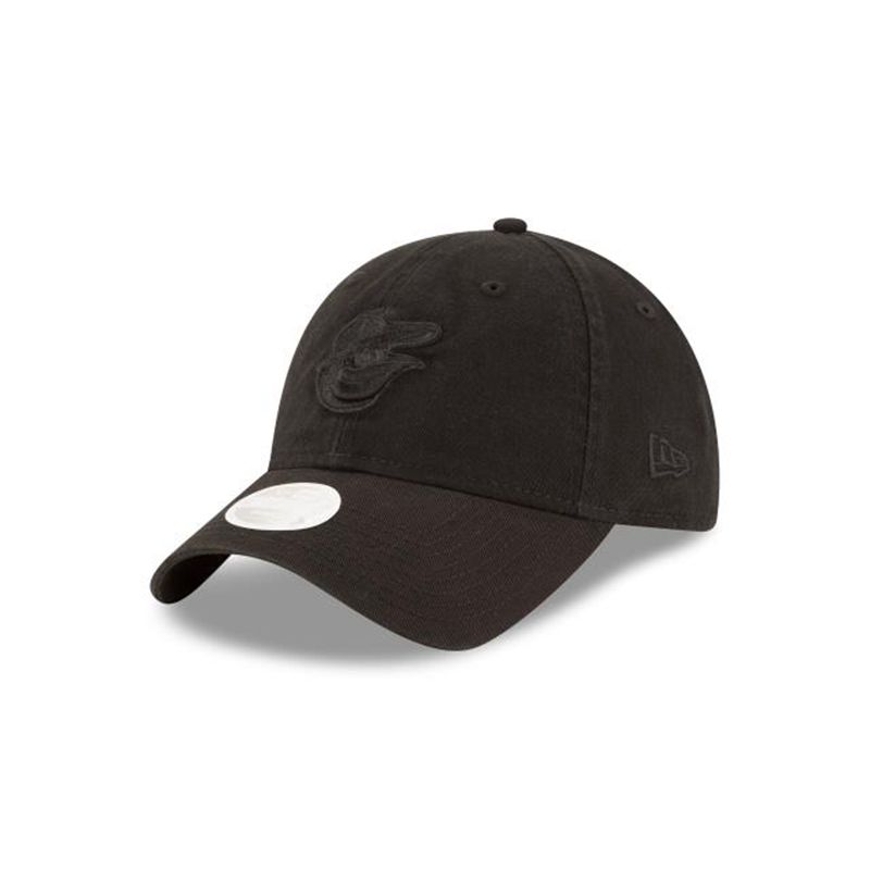 MLB Baltimore Orioles Womens Core Classic 9Twenty Adjustable (UPF6257) - Black New Era Caps